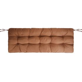 Fresh Fab Finds Bench Seat Cushion, Indoor/Outdoor, Non-Slip with Ties, Waterproof, 51x19in
